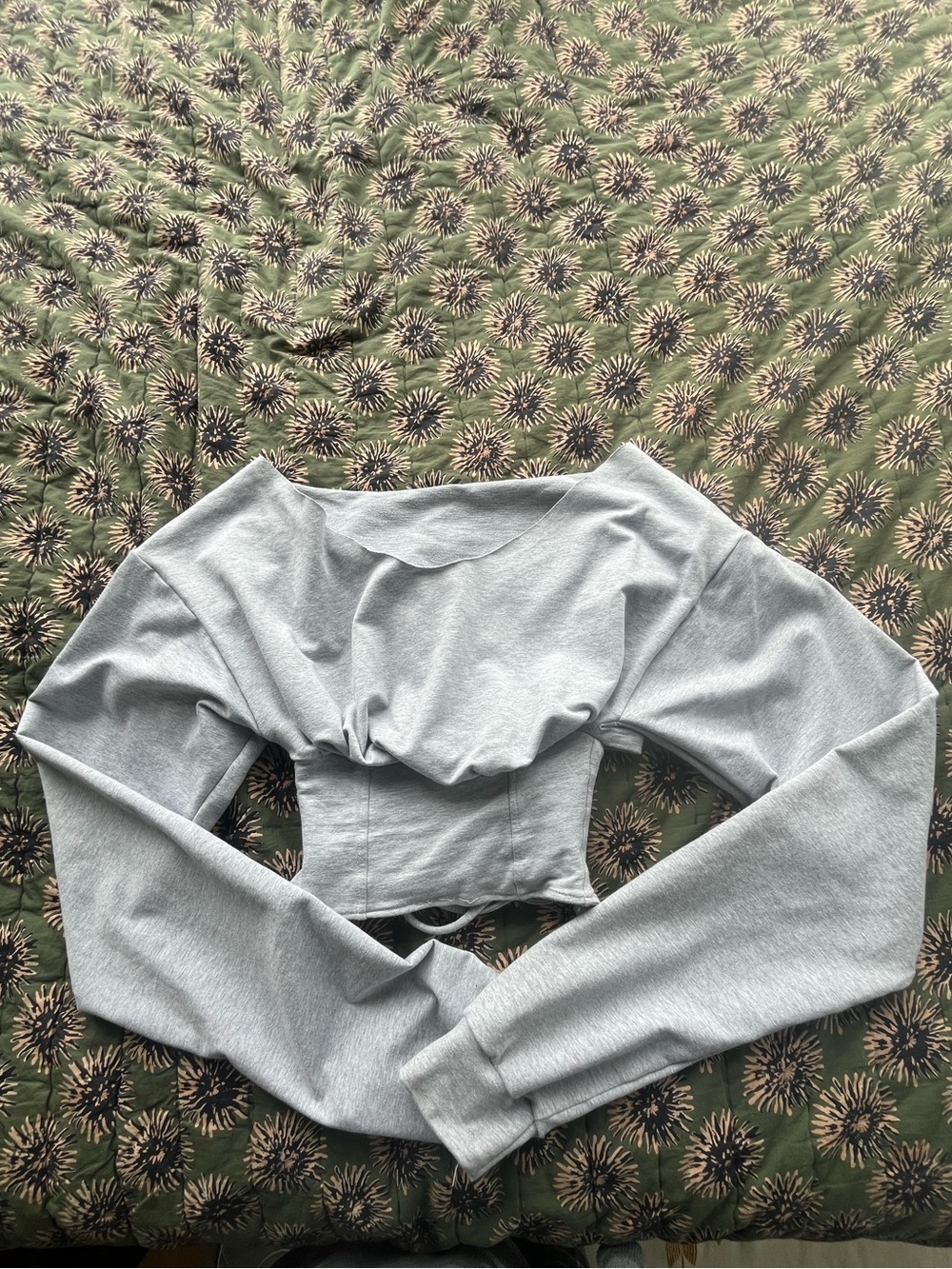 Kiki the brand grey corset sweater